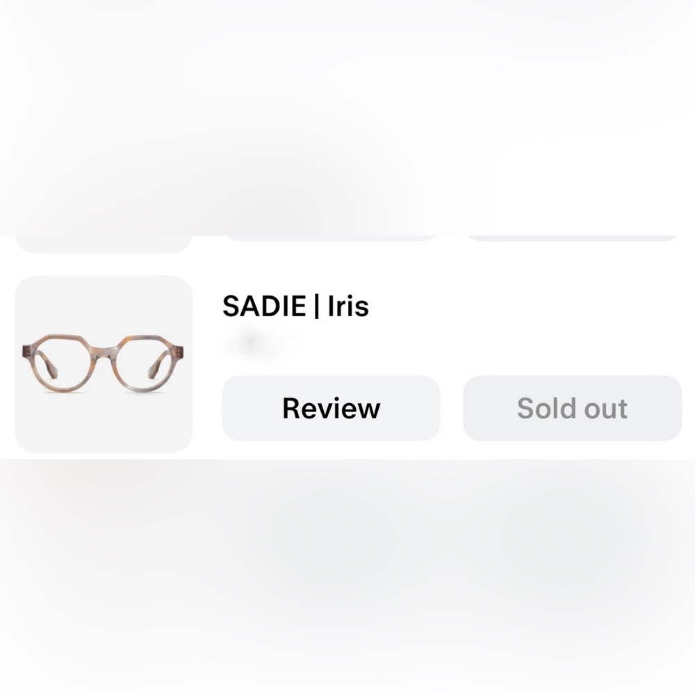 KREWE Sadie iris rx glasses.